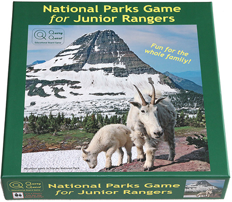 National Parks Game for Junior Rangers box top