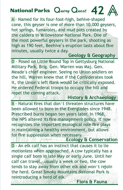 Sample answer page